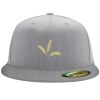 Flexfit 6210 Structured Flat Bill Fitted Hat Thumbnail