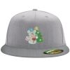 Flexfit 6210 Structured Flat Bill Fitted Hat Thumbnail