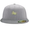 Flexfit 6210 Structured Flat Bill Fitted Hat Thumbnail