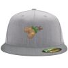 Flexfit 6210 Structured Flat Bill Fitted Hat Thumbnail