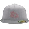 Flexfit 6210 Structured Flat Bill Fitted Hat Thumbnail