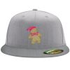 Flexfit 6210 Structured Flat Bill Fitted Hat Thumbnail