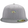Flexfit 6210 Structured Flat Bill Fitted Hat Thumbnail