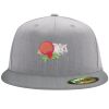 Flexfit 6210 Structured Flat Bill Fitted Hat Thumbnail