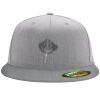 Flexfit 6210 Structured Flat Bill Fitted Hat Thumbnail