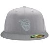 Flexfit 6210 Structured Flat Bill Fitted Hat Thumbnail