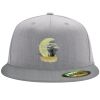 Flexfit 6210 Structured Flat Bill Fitted Hat Thumbnail