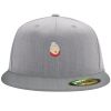 Flexfit 6210 Structured Flat Bill Fitted Hat Thumbnail