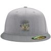 Flexfit 6210 Structured Flat Bill Fitted Hat Thumbnail