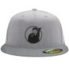 Flexfit 6210 Structured Flat Bill Fitted Hat Thumbnail