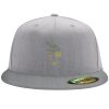 Flexfit 6210 Structured Flat Bill Fitted Hat Thumbnail
