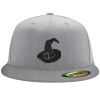Flexfit 6210 Structured Flat Bill Fitted Hat Thumbnail