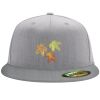 Flexfit 6210 Structured Flat Bill Fitted Hat Thumbnail