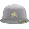 Flexfit 6210 Structured Flat Bill Fitted Hat Thumbnail