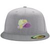 Flexfit 6210 Structured Flat Bill Fitted Hat Thumbnail