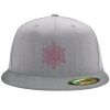Flexfit 6210 Structured Flat Bill Fitted Hat Thumbnail