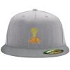 Flexfit 6210 Structured Flat Bill Fitted Hat Thumbnail