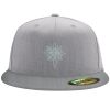 Flexfit 6210 Structured Flat Bill Fitted Hat Thumbnail
