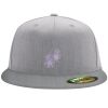 Flexfit 6210 Structured Flat Bill Fitted Hat Thumbnail