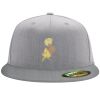 Flexfit 6210 Structured Flat Bill Fitted Hat Thumbnail