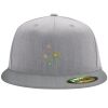 Flexfit 6210 Structured Flat Bill Fitted Hat Thumbnail