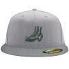Flexfit 6210 Structured Flat Bill Fitted Hat Thumbnail