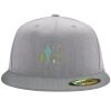 Flexfit 6210 Structured Flat Bill Fitted Hat Thumbnail