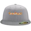 Flexfit 6210 Structured Flat Bill Fitted Hat Thumbnail