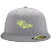 Flexfit 6210 Structured Flat Bill Fitted Hat Thumbnail