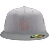 Flexfit 6210 Structured Flat Bill Fitted Hat Thumbnail