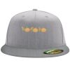 Flexfit 6210 Structured Flat Bill Fitted Hat Thumbnail