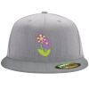 Flexfit 6210 Structured Flat Bill Fitted Hat Thumbnail
