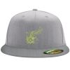 Flexfit 6210 Structured Flat Bill Fitted Hat Thumbnail