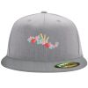 Flexfit 6210 Structured Flat Bill Fitted Hat Thumbnail