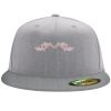 Flexfit 6210 Structured Flat Bill Fitted Hat Thumbnail