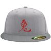 Flexfit 6210 Structured Flat Bill Fitted Hat Thumbnail