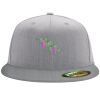 Flexfit 6210 Structured Flat Bill Fitted Hat Thumbnail
