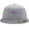 Flexfit 6210 Structured Flat Bill Fitted Hat Thumbnail