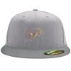 Flexfit 6210 Structured Flat Bill Fitted Hat Thumbnail