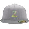 Flexfit 6210 Structured Flat Bill Fitted Hat Thumbnail