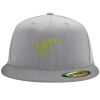 Flexfit 6210 Structured Flat Bill Fitted Hat Thumbnail