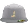 Flexfit 6210 Structured Flat Bill Fitted Hat Thumbnail