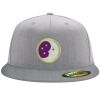 Flexfit 6210 Structured Flat Bill Fitted Hat Thumbnail