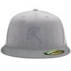 Flexfit 6210 Structured Flat Bill Fitted Hat Thumbnail