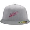 Flexfit 6210 Structured Flat Bill Fitted Hat Thumbnail