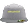 Flexfit 6210 Structured Flat Bill Fitted Hat Thumbnail