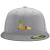 Flexfit 6210 Structured Flat Bill Fitted Hat Thumbnail