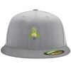 Flexfit 6210 Structured Flat Bill Fitted Hat Thumbnail
