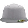 Flexfit 6210 Structured Flat Bill Fitted Hat Thumbnail