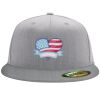 Flexfit 6210 Structured Flat Bill Fitted Hat Thumbnail